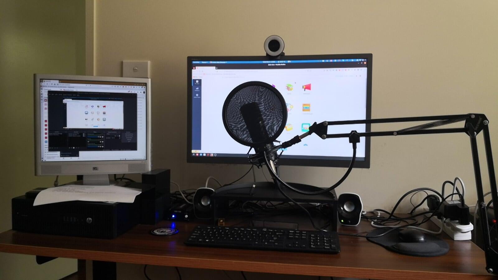 My setup for recording