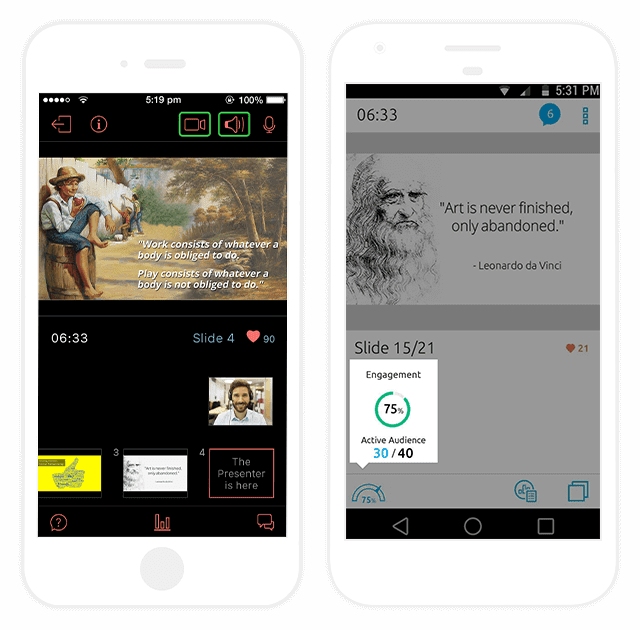 Mobile applications for Zoho ShowTime