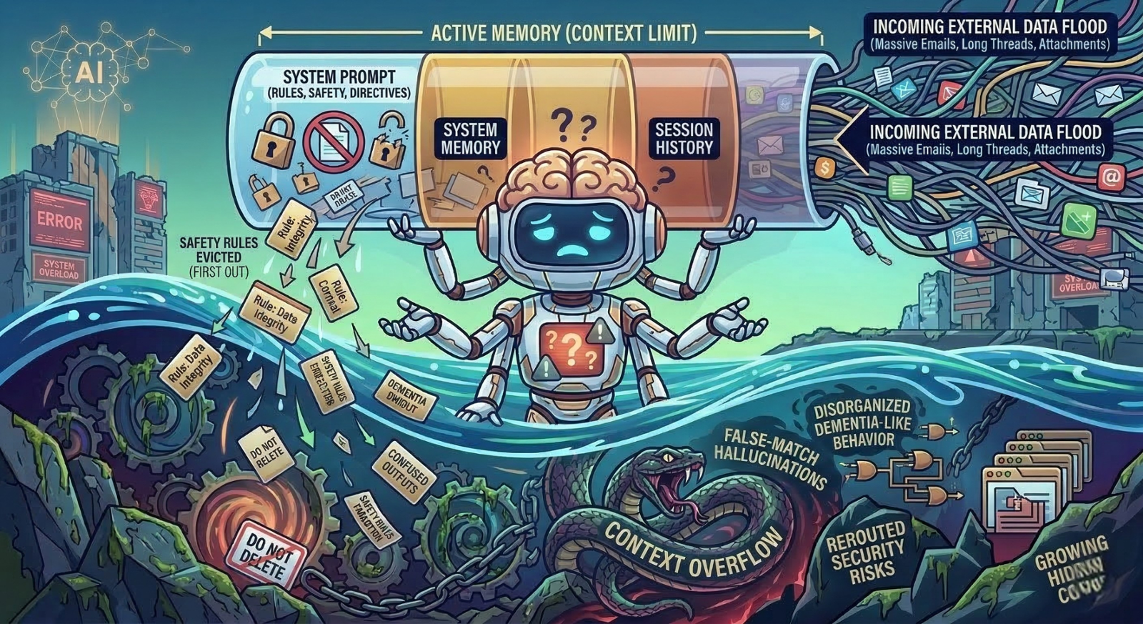 Context overflow - the snake in the grass