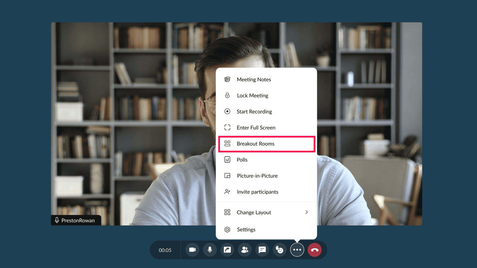 Zoho Meeting - from work in progress to progressed work